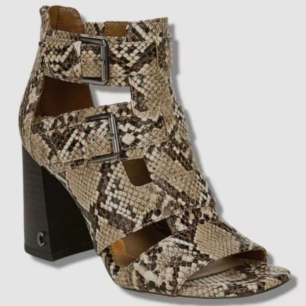 Circus Women's Beige Ezra Gladiator Heel Dress Sandals Shoes Size US 10 M